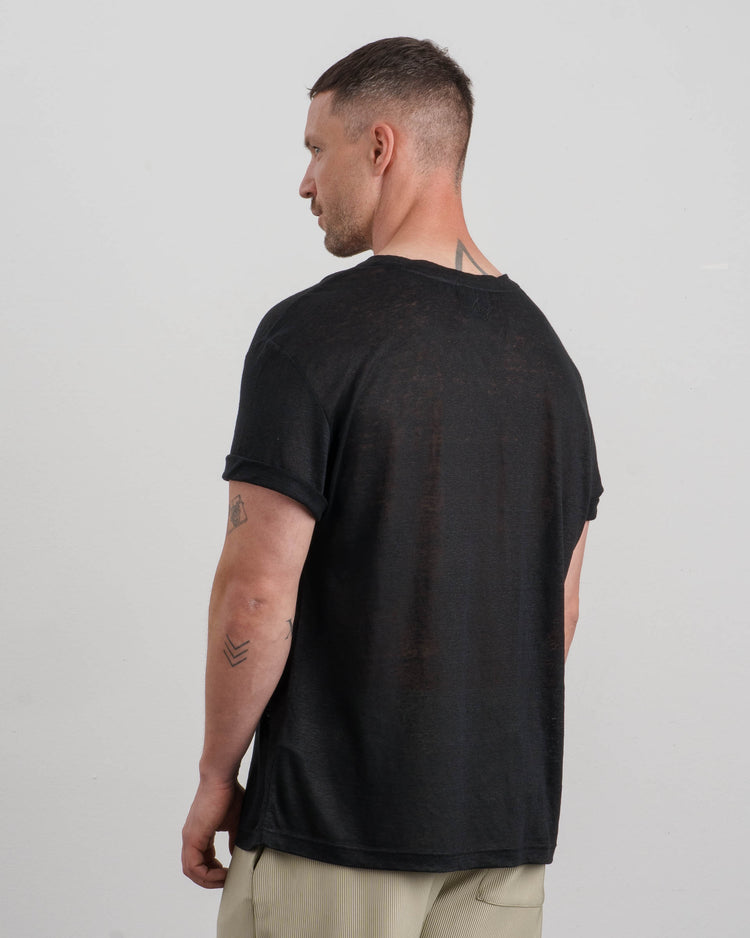 Linen T-Shirt (black)