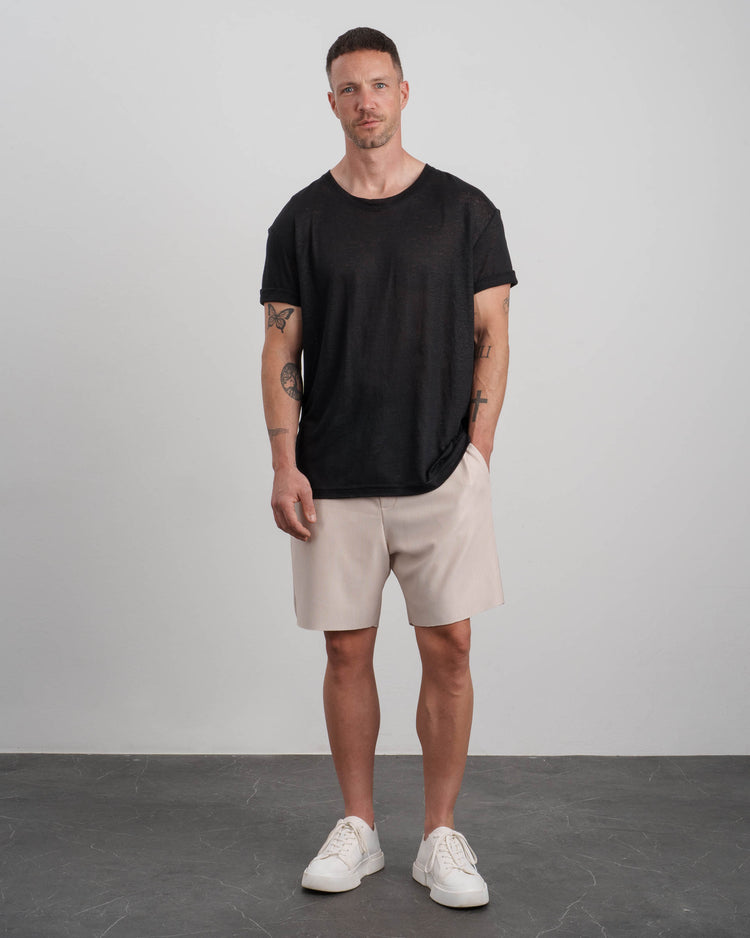 Linen T-Shirt (black)