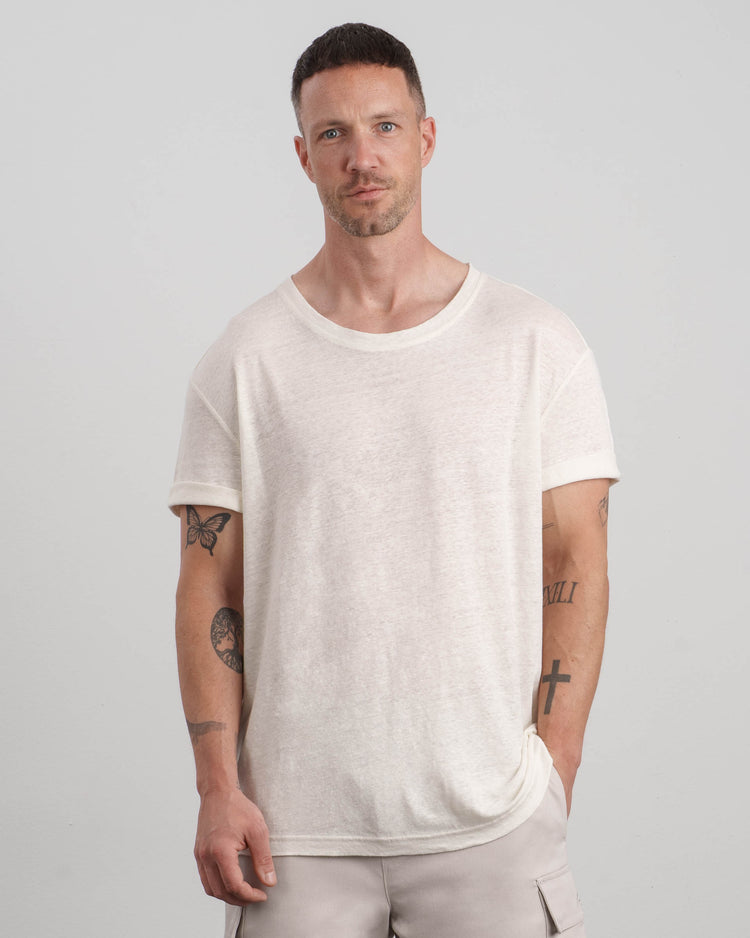 Linen T-Shirt (off-white)