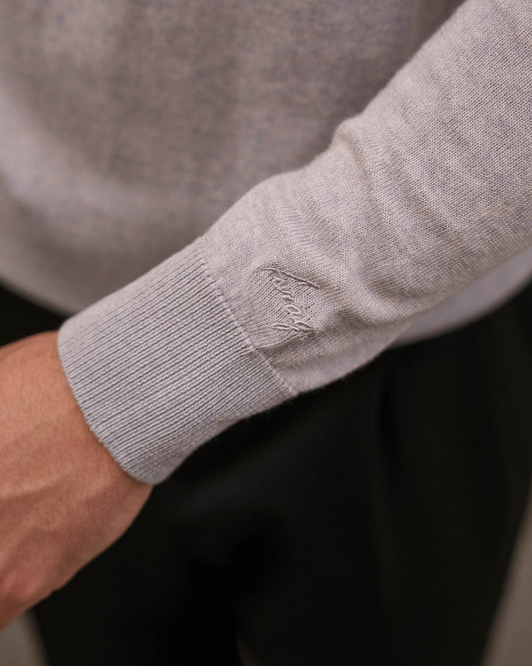 Merino Crewneck (Light Grey)