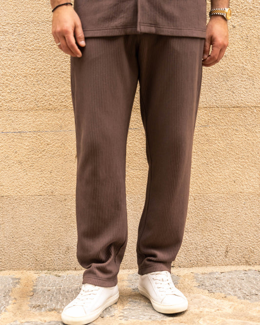 Plissee Pants (Brown)