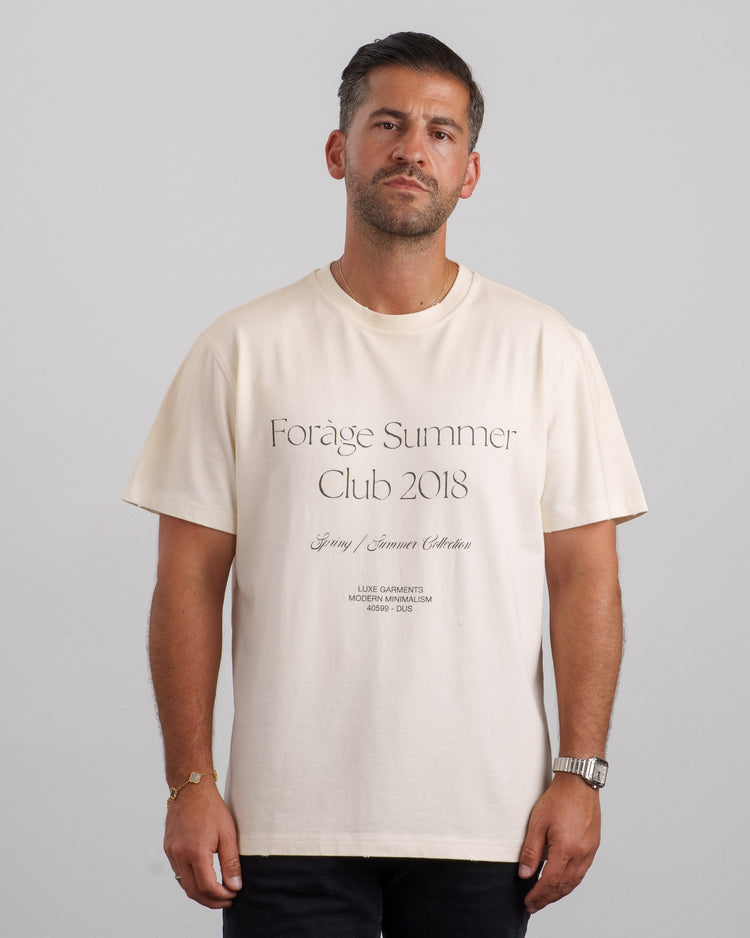 Summer Club T-Shirt (Dusty white)