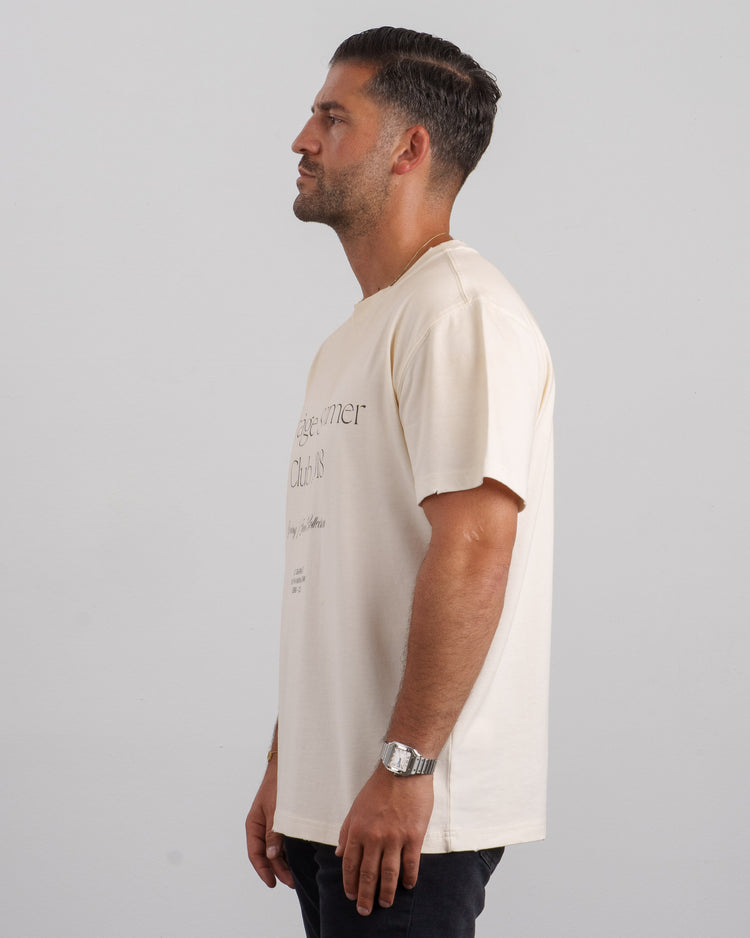 Summer Club T-Shirt (Dusty white)