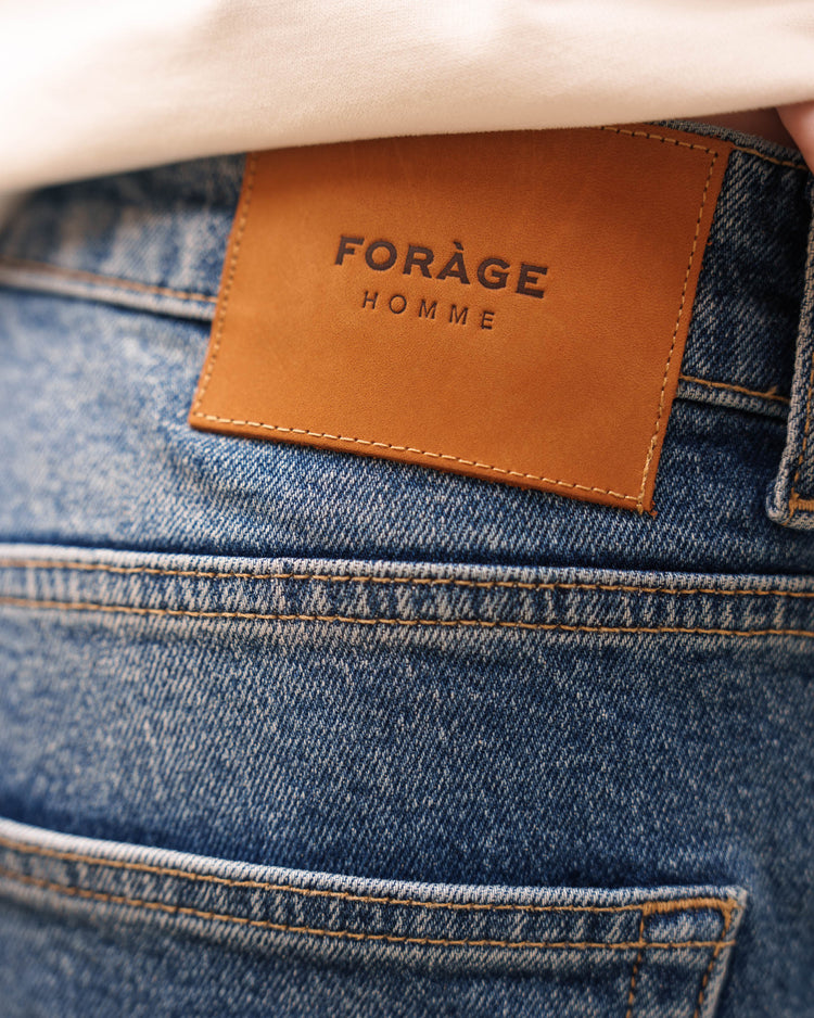 Jeans Shorts Relaxed Fit (Mid Blue)