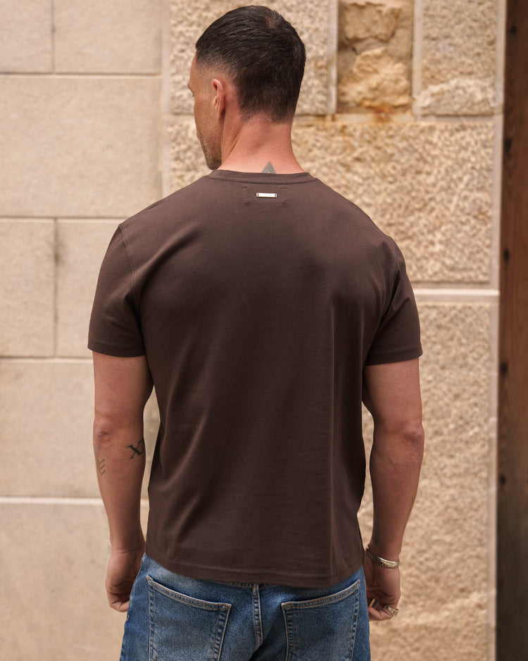 Pocket T-Shirt (Washed Brown)