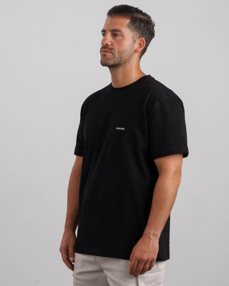 Minimal Logo T-Shirt (Black)