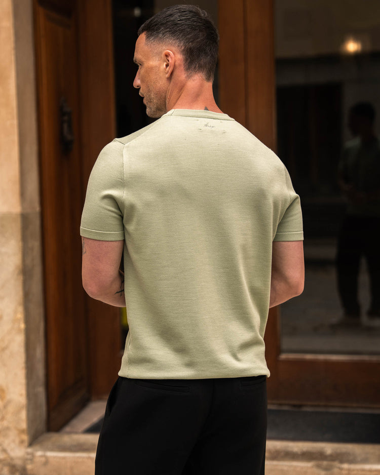 Knit T-Shirt (Green)
