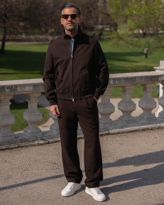 Comfort Suit Pants Regular Fit (Brown)