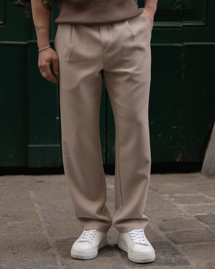 Comfort Suit Pants Regular Fit (Taupe)