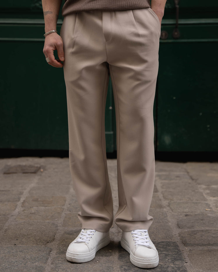 Comfort Suit Pants Regular Fit (Taupe)