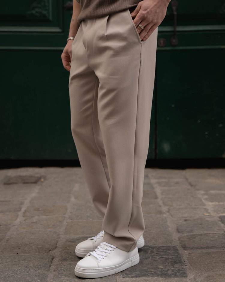 Comfort Suit Pants Regular Fit (Taupe)