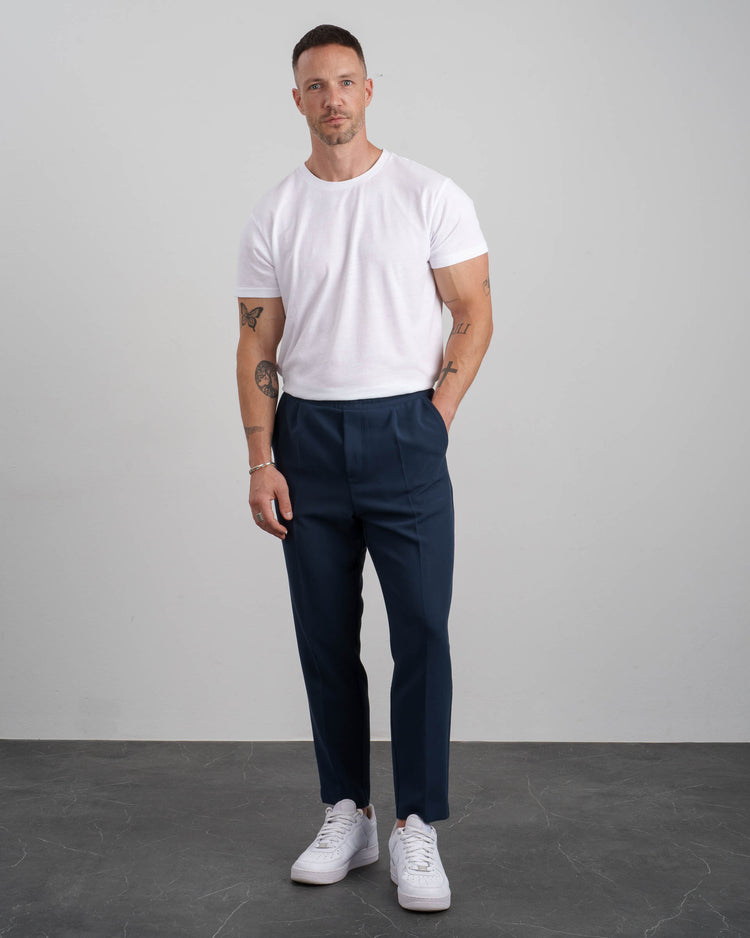 Slim Fit Pants (Navy)