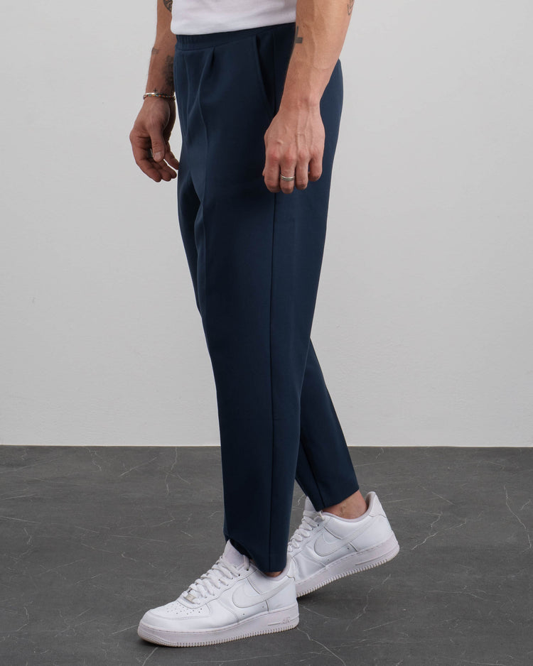 Slim Fit Pants (Navy)