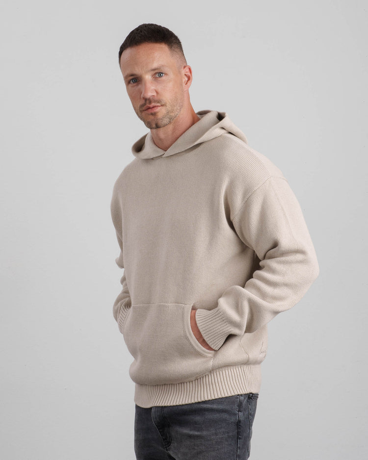 Knit Hoodie (sand)