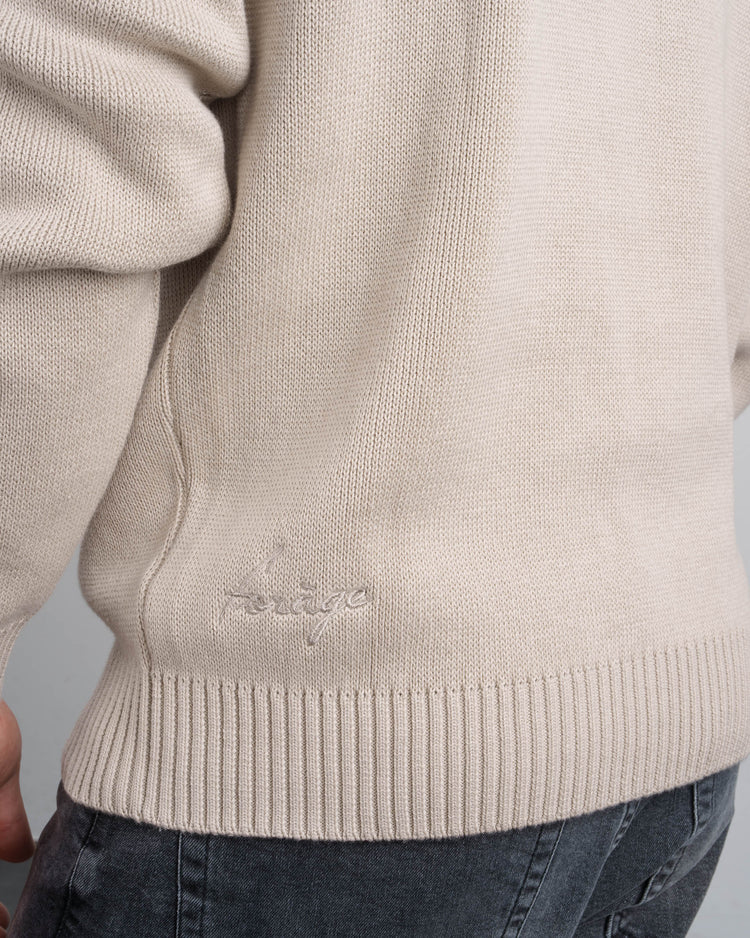 Knit Hoodie (sand)