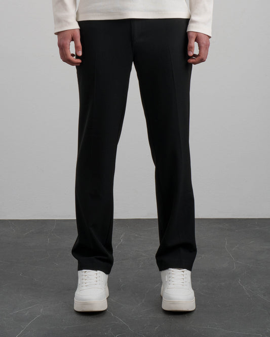 Regular Fit Pants (Black)