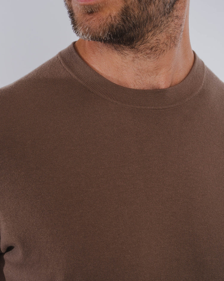Blend Knit T-Shirt (Mocca)