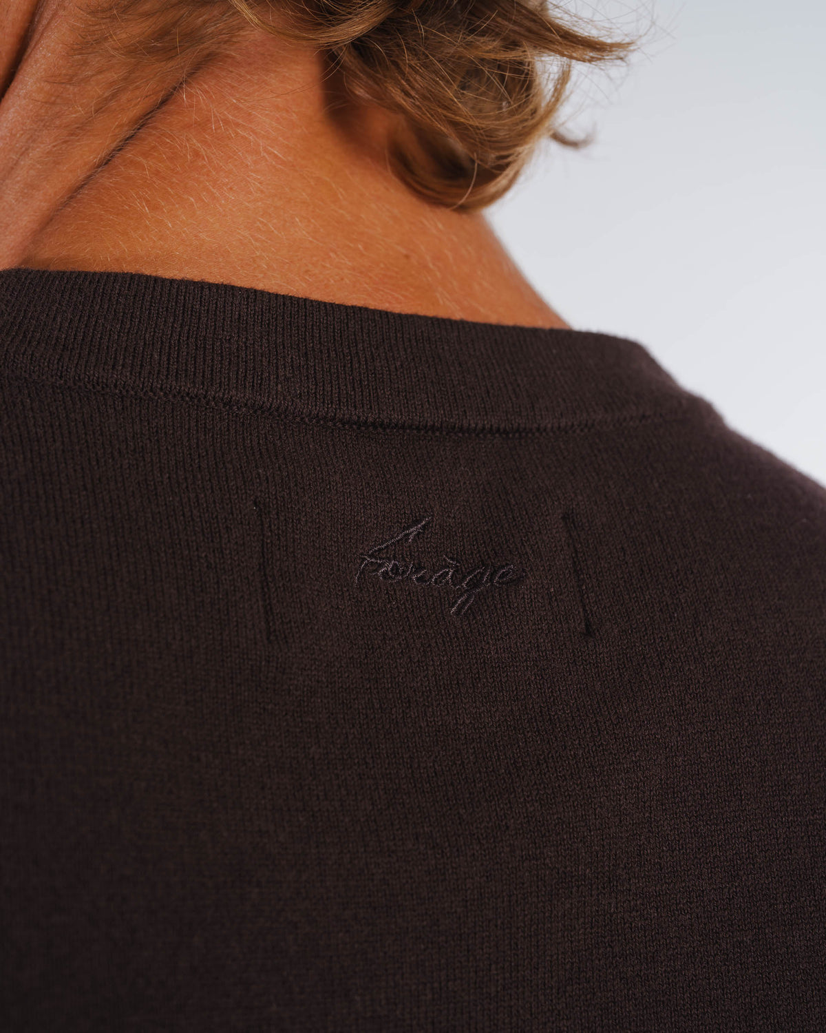 BLEND KNIT T-SHIRT