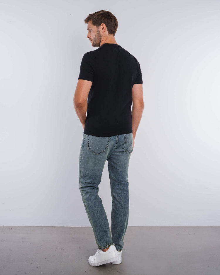 Blend Knit T-Shirt (Black)