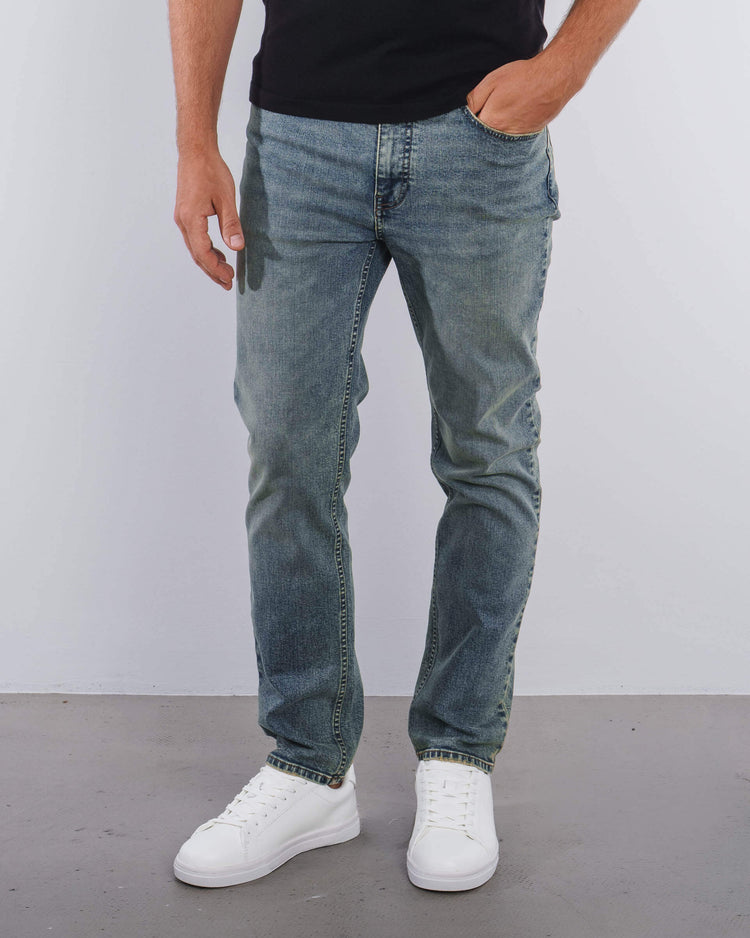 Essential Regular Fit Jeans (Sand Blue)