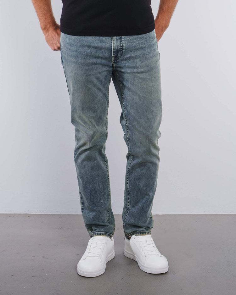 Essential Regular Fit Jeans (Sand Blue)