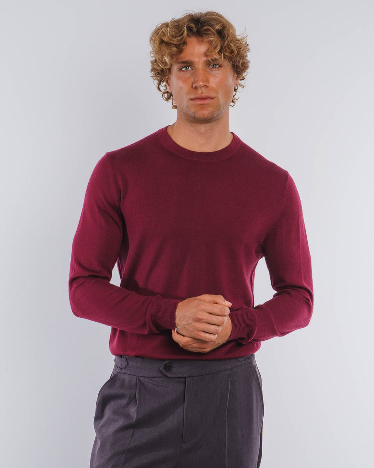 Merino Crewneck (Oxblood)