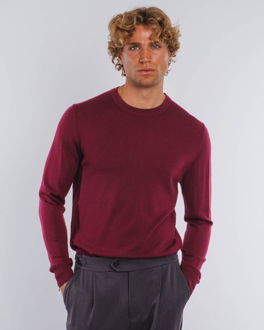 Merino Crewneck (Oxblood)
