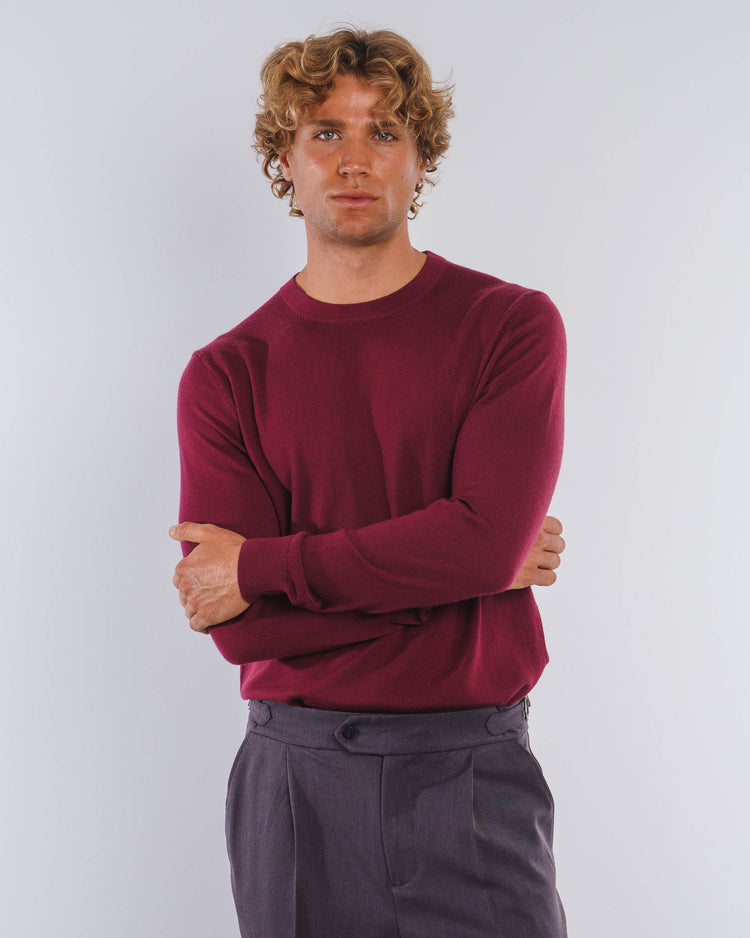 Merino Crewneck (Oxblood)