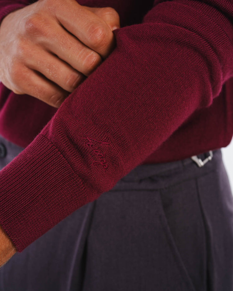 Merino Crewneck (Oxblood)