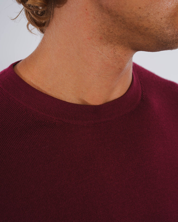 Merino Crewneck (Oxblood)