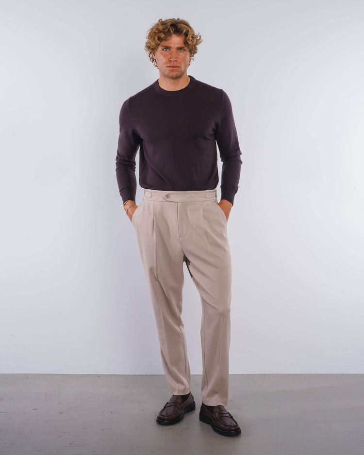Merino Crewneck (Dark Brown)