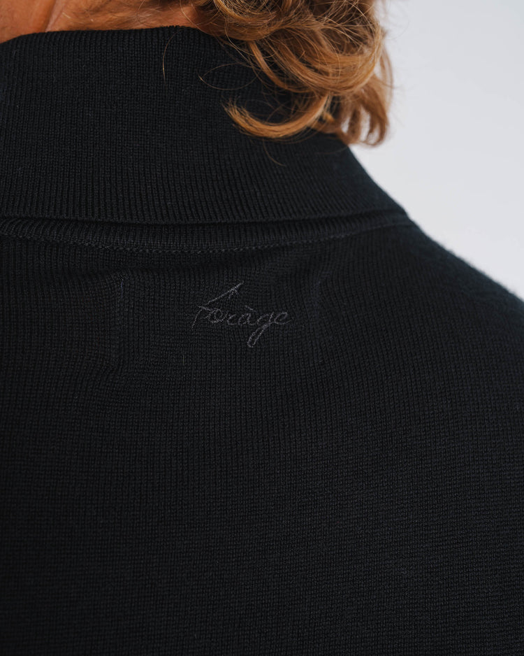 Merino Turtleneck (Black)