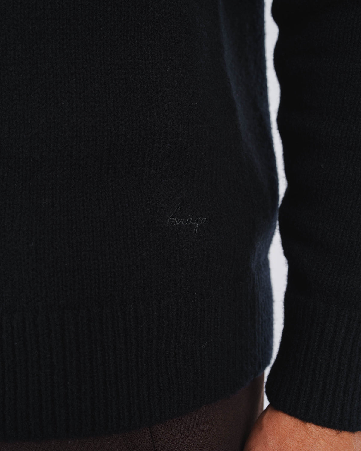 Wool Knit V-Neck