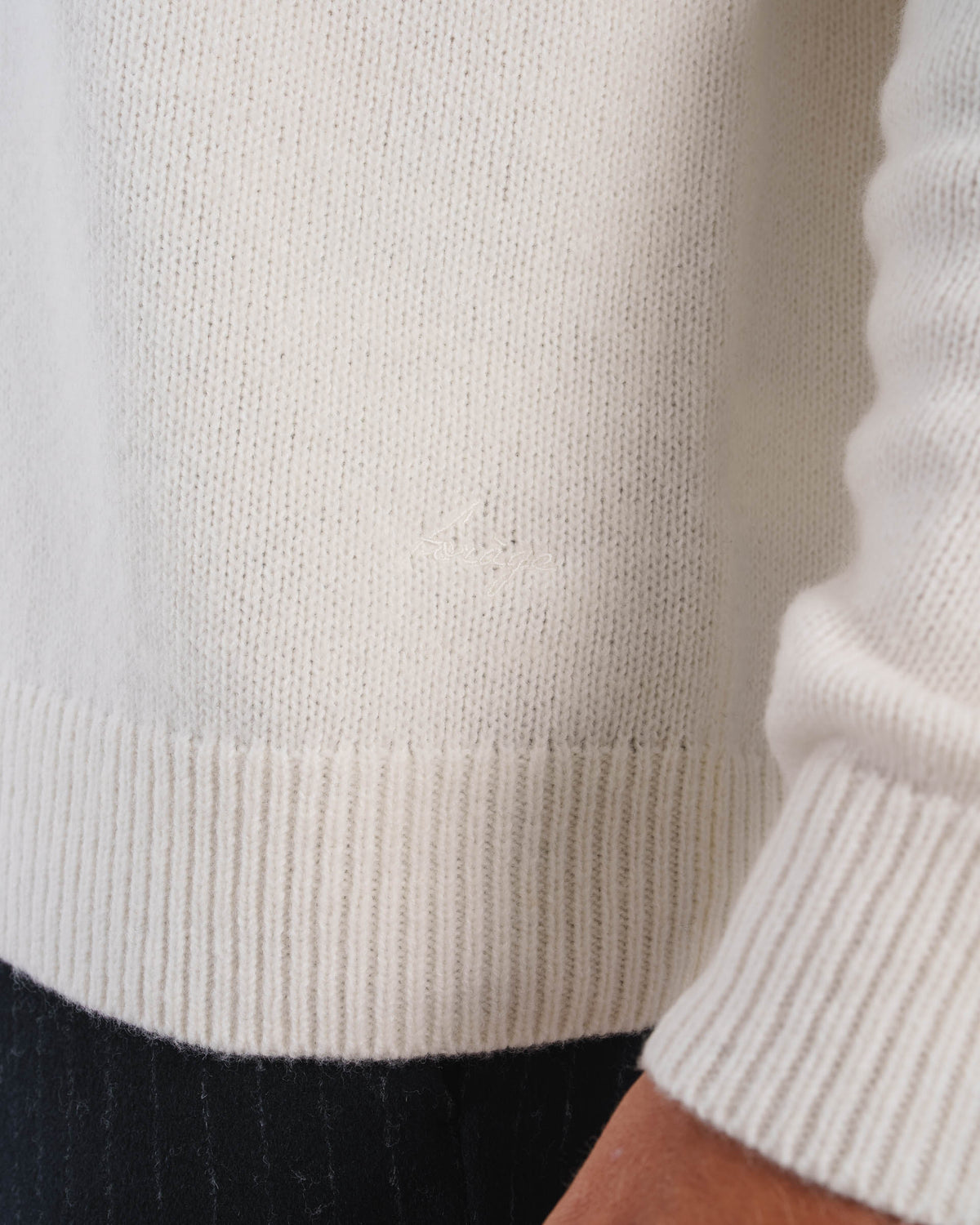 Wool Knit V-Neck