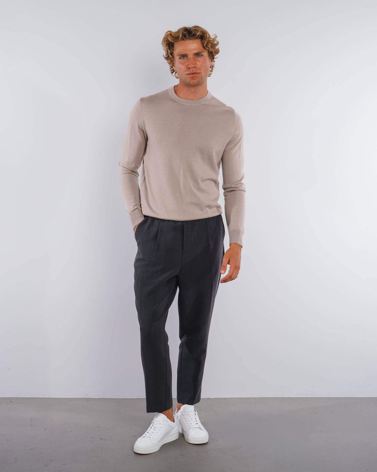Merino Crewneck (Taupe)
