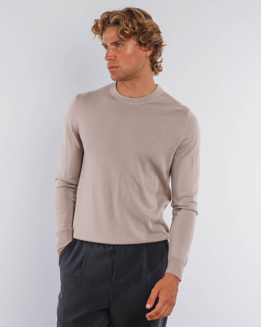 Merino Crewneck (Taupe)