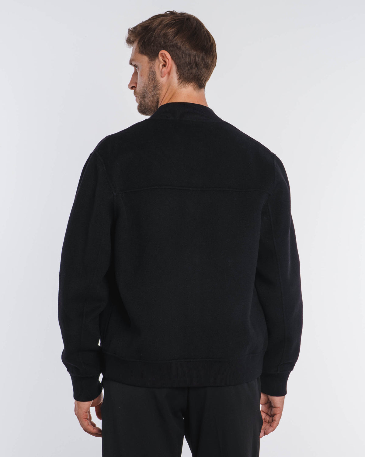 Doubleface Wool Bomber Jacket