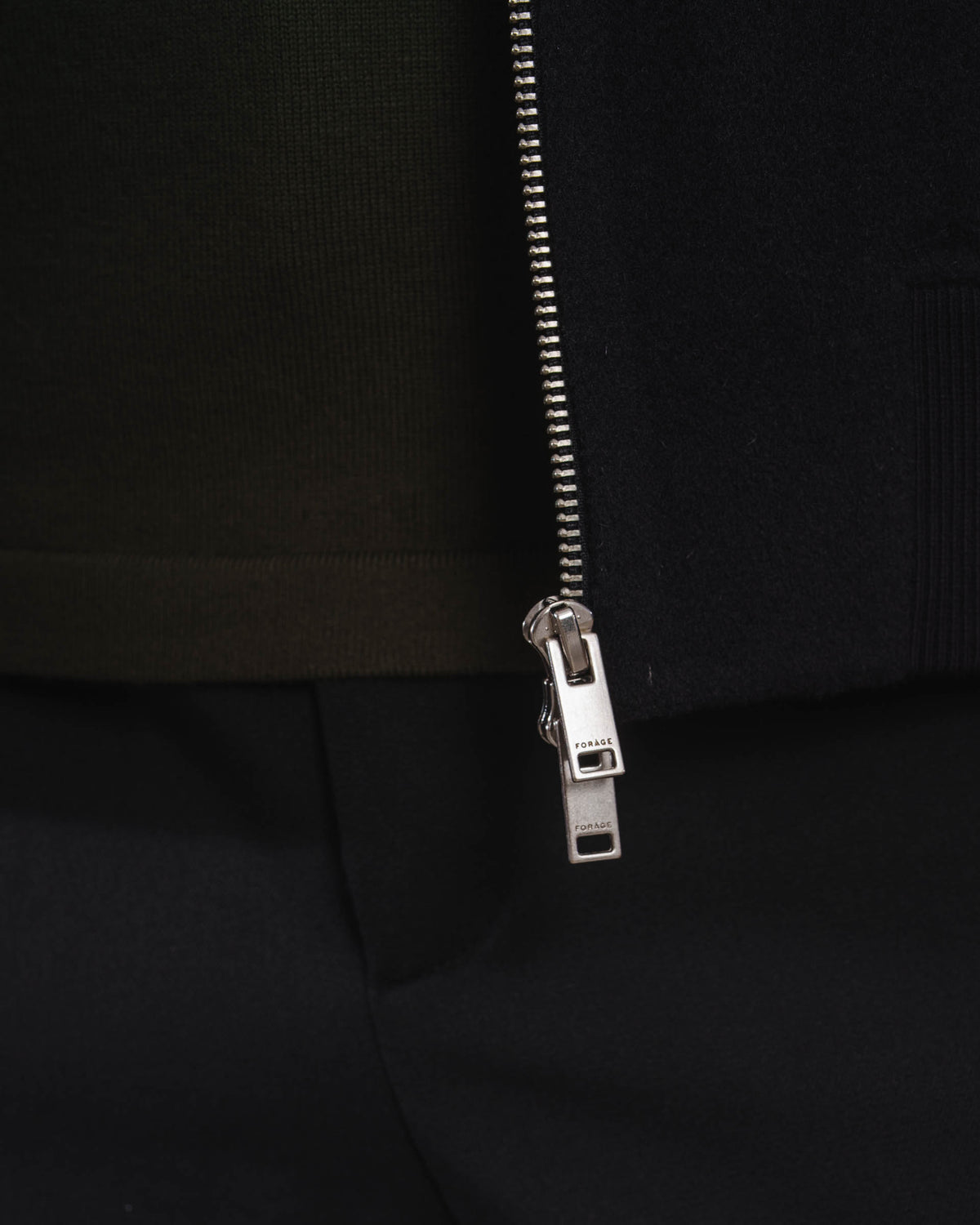 Doubleface Wool Bomber Jacket