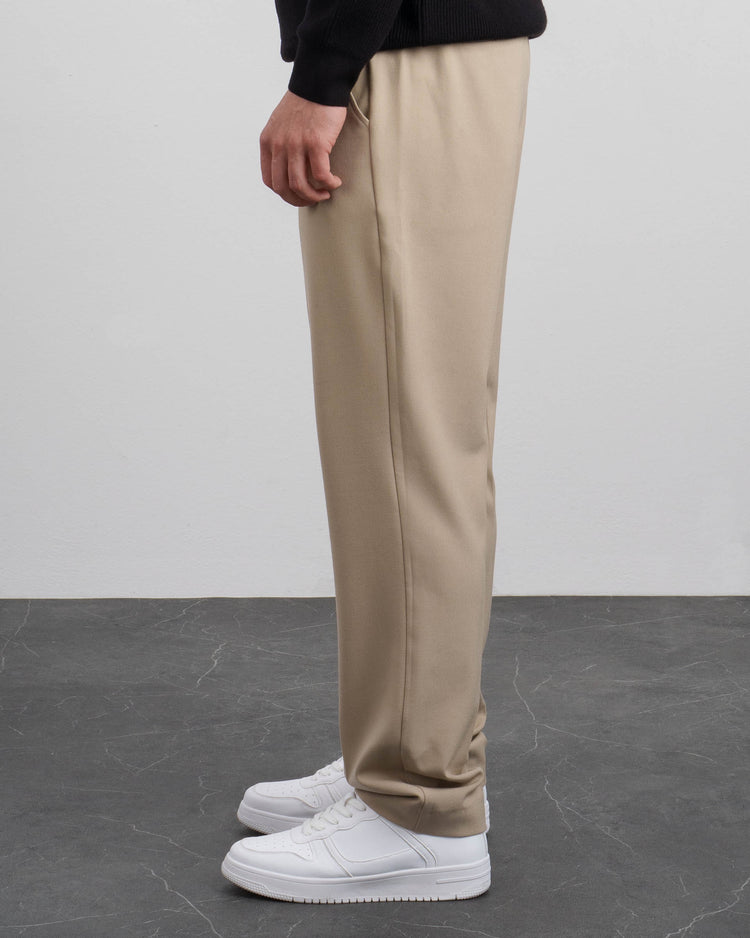 Regular Fit Pants (Taupe)