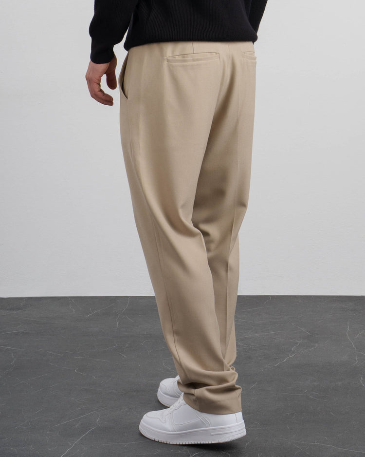 Regular Fit Pants (Taupe)