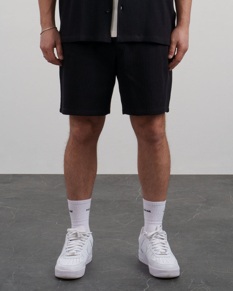 Waffle Shorts (black)