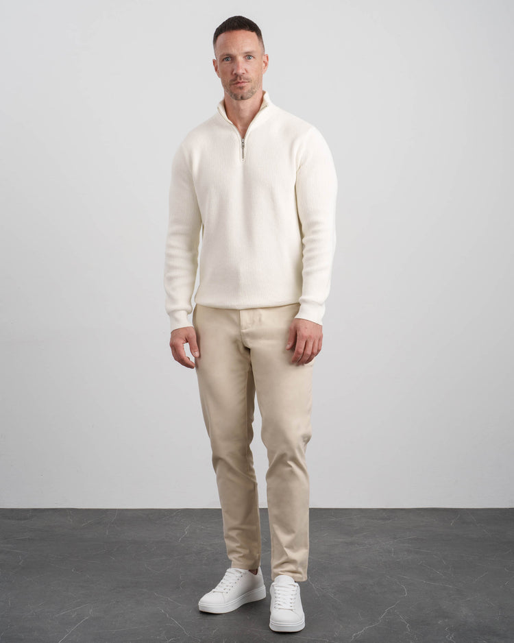 Slim Fit Chino Pants (Sand)