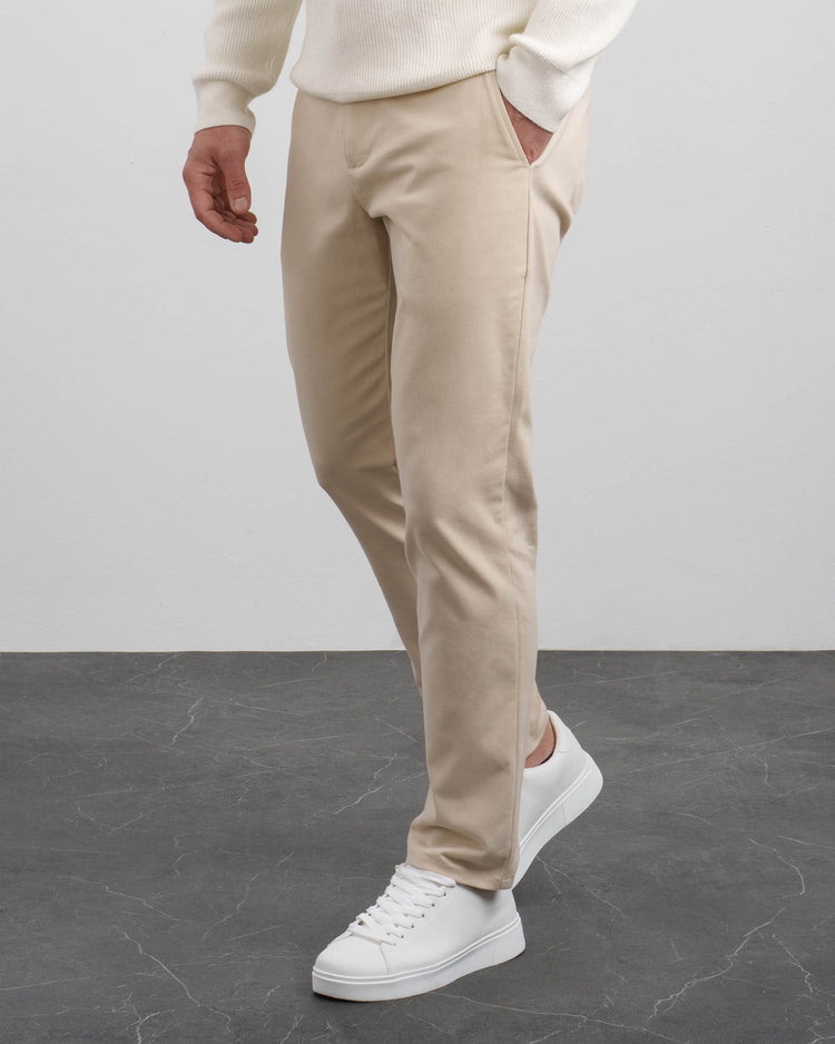 Slim Fit Chino Pants (Sand)