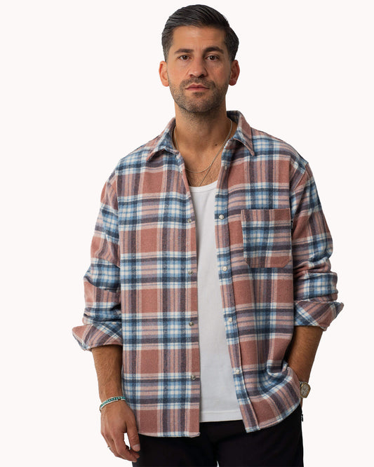 Flannel Shirt (red/blue)