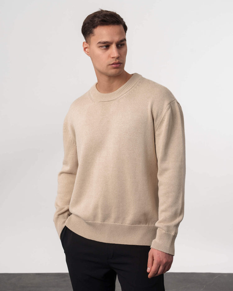 Knit Sweater (taupe)
