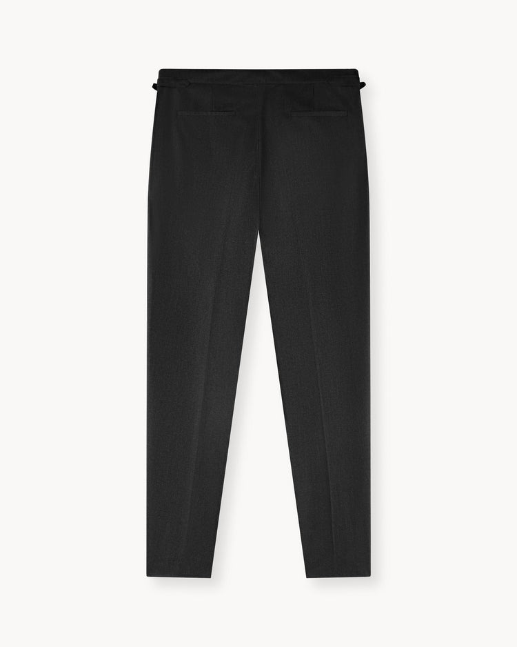 Flannel Slim Fit Pants (Anthracite)