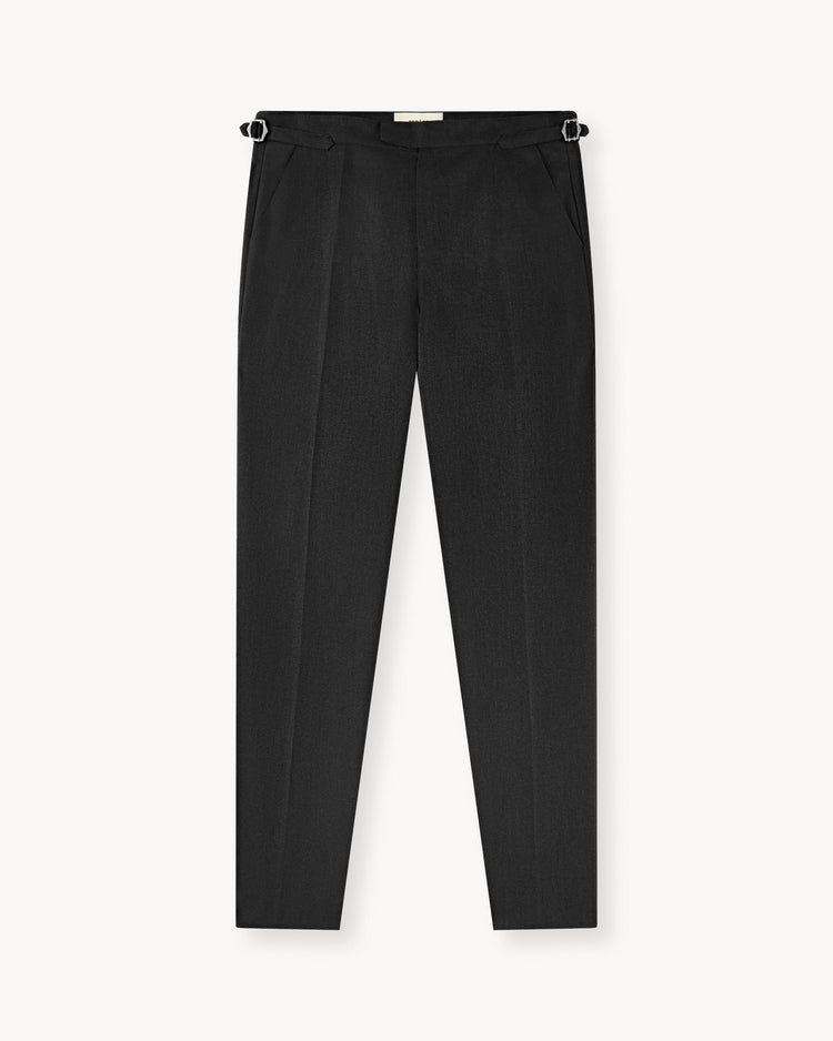 Flannel Slim Fit Pants (Anthracite)