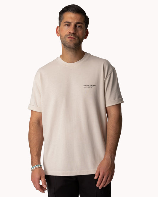 Relaxed Forage Atelier T-Shirt (oat milk/olive)