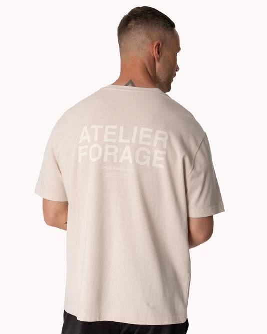 Relaxed Atelier Forage T-Shirt (oat milk)