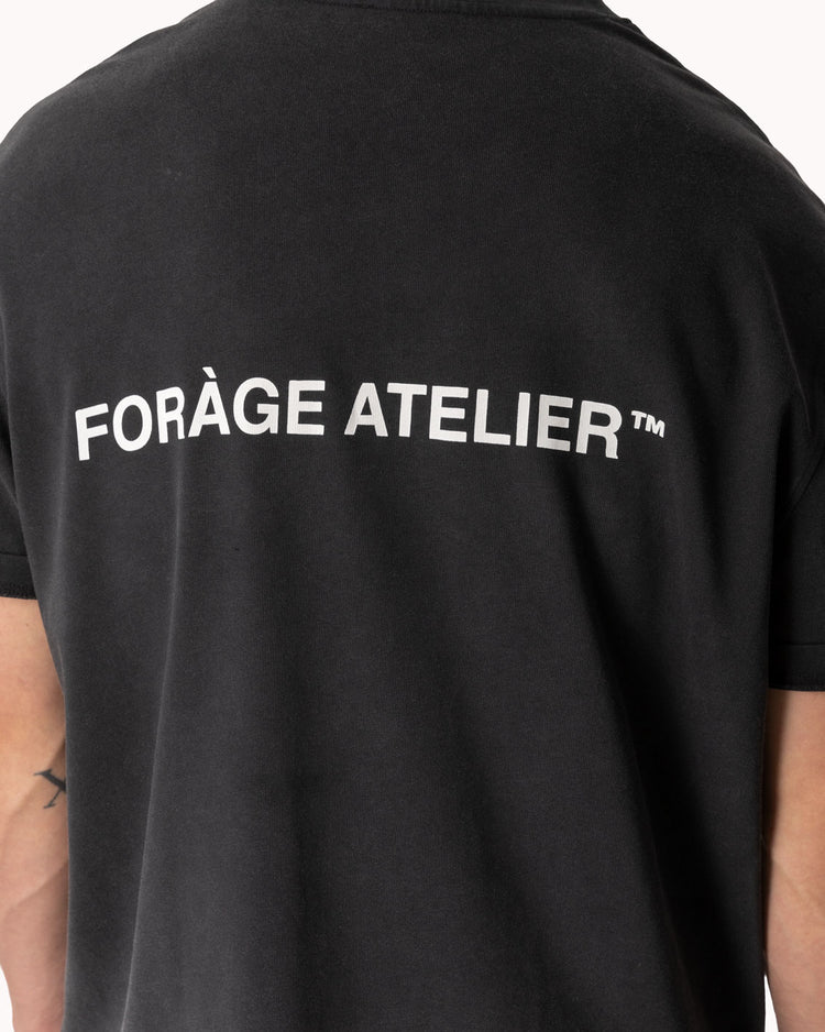 Relaxed Forage Atelier T-Shirt (washed gray)